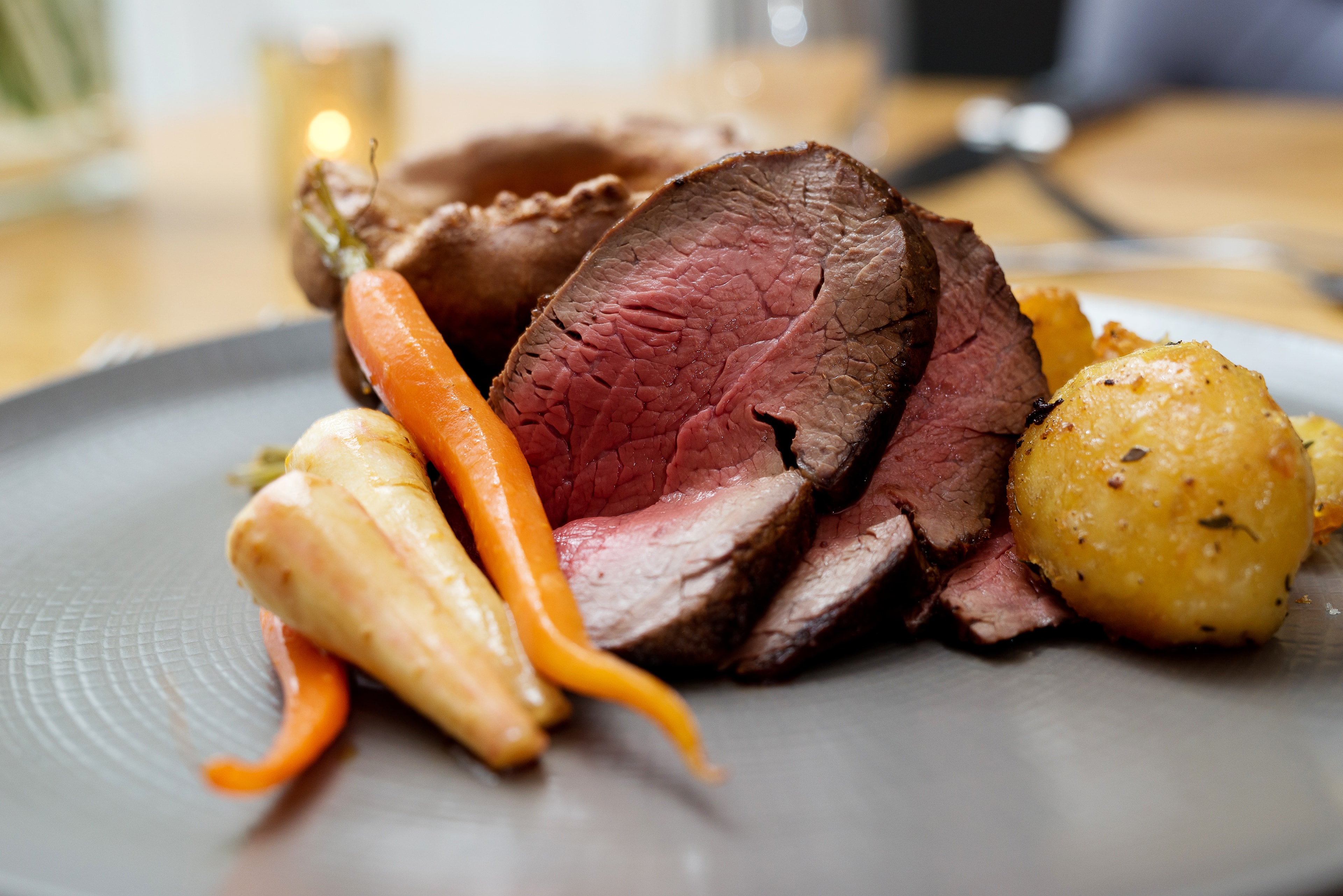 Glewstone Court kitchen — game dinner for a shoot party
